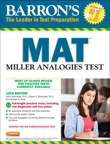 MAT (Miller Analogies Test) by Karin Sternberg, Robert J. Sternberg, Andrew H. Body, 9781438009544