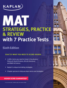 MAT Strategies, Practice & Review by Kaplan Test Prep, 9781506211121
