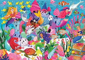 FLOOR PUZZLE MERMAID ADVENTURE by , 9781441333346