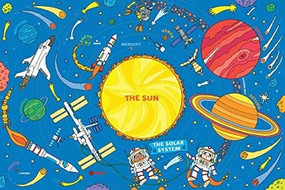 FLOOR PUZZLE THE SOLAR SYSTEM by , 9781441332776