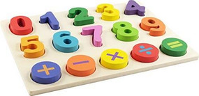 WOODEN PUZZLE NUMBERS by , 9781441335128