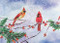 Cardinals & Berries Deluxe Boxed Holiday Cards, 9781441336507