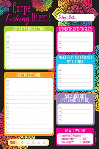 Carpe F*cking Diem! Note Pad, 9781441335425
