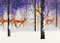Deer in Snowfall Deluxe Boxed Holiday Cards, 9781441336538