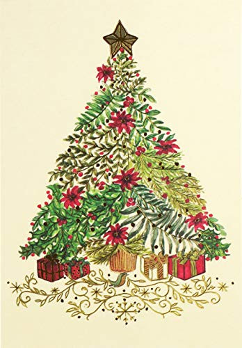 Festive Evergreen Small Boxed Holiday Cards, 9781441336699