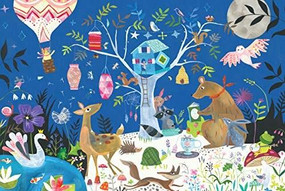 FLOOR PUZZLE NIGHTTIME FOREST by , 9781441335487