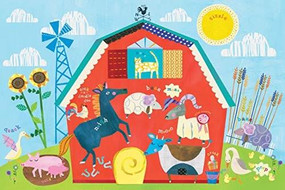 FLOOR PUZZLE ON THE FARM by , 9781441335470