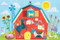 FLOOR PUZZLE ON THE FARM by , 9781441335470