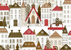 Peaceable City Deluxe Boxed Holiday Cards, 9781441336521