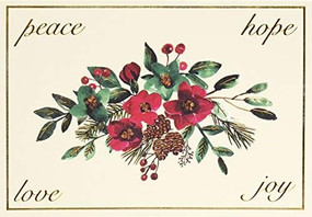 Winter Blooms & Berries Small Boxed Holiday Cards, 9781441336668