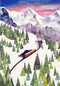 Winter Train Ride Small Boxed Holiday Cards (Miniature Edition), 9781441336750