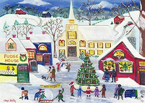 Yuletide Village Deluxe Boxed Holiday Cards, 9781441336477