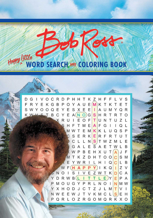 Bob Ross Word Search and Coloring Book by Editors of Thunder Bay Press, Carolyn Saletto, 9781645175827