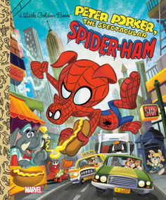 Spider-Ham Little Golden Book (Marvel Spider-Man) by John Sazaklis, Golden Books, 9780593310342