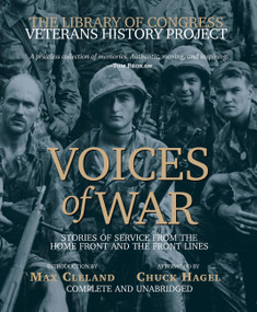 Voices of War Compact Disk (Stories of Service from the Homefront and the Frontlines) by Chuck Hagel, 9780792282273