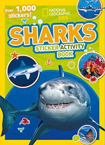 NGK Sharks Sticker Activity Book (Special Sales UK Edition) (Over 1,000 Stickers!) by National Geographic Kids, 9781426334252