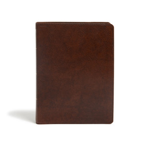 KJV Study Bible, Full-Color, Brown Bonded Leather, Indexed by Holman Bible Publishers, 9781087722009