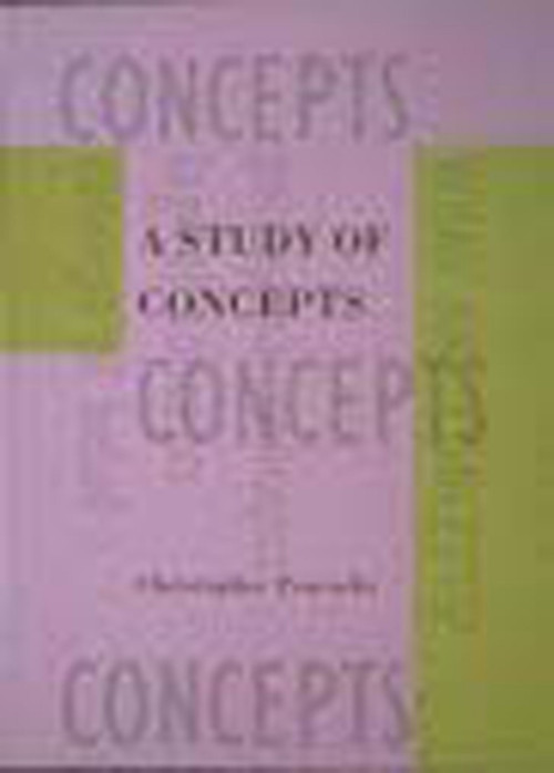 A Study of Concepts by Christopher Peacocke, 9780262660976