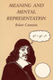 Meaning and Mental Representation by Robert Cummins, 9780262530965