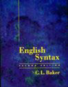 English Syntax, second edition by C. L. Baker, 9780262521987