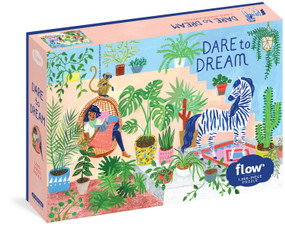 Dare to Dream 1,000-Piece Puzzle ((Flow) for Adults Families Picture Quote Mindfulness Game Gift Jigsaw 26 3/8” x 18 7/8”) by Astrid van der Hulst, Irene Smit, Editors of Flow magazine, 9781523513819
