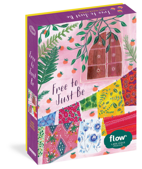 Free to Just Be 1,000-Piece Puzzle ((Flow) for Adults Families Picture Quote Mindfulness Game Gift Jigsaw 26 3/8” x 18 7/8”) by Irene Smit, Astrid van der Hulst, 9781523513833