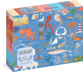 Ocean Anatomy: The Puzzle (500 pieces) by Julia Rothman, Julia Rothman, 9781635864021