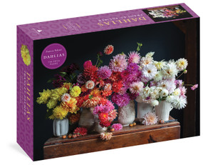 Dahlias 750-Piece Puzzle by Frances Palmer, Artisan Puzzle, 9781648290435
