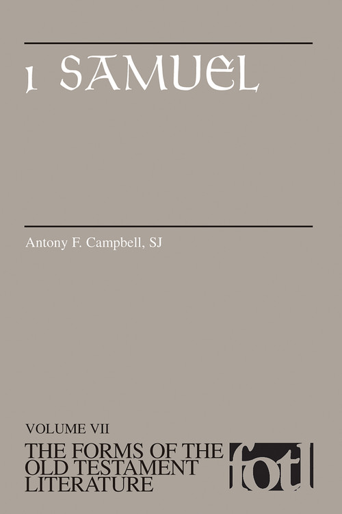 1 Samuel - 9780802860798 by Antony F. Campbell, 9780802860798