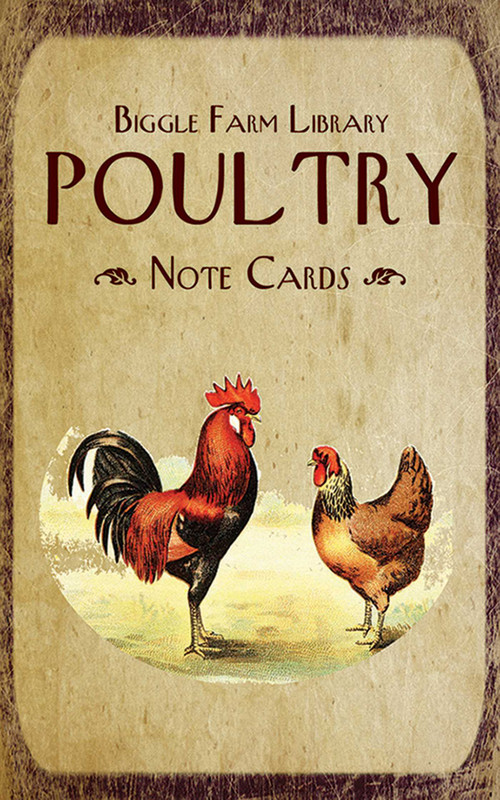 Biggle Farm Library Note Cards: Poultry by Jacob Biggle, 9781626361492