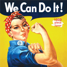 Adult Jigsaw Puzzle J. Howard Miller: Rosie the Riveter Poster (1000-Piece Jigsaw Puzzles) by Flame Tree Studio, 9781786644909