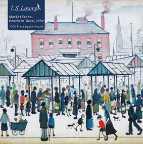 Adult Sustainable Jigsaw Puzzle L.S. Lowry: Market Scene, Northern Town, 1939 (1000-pieces. Ethical, Sustainable, Earth-friendly) by Flame Tree Studio, 9781839642876