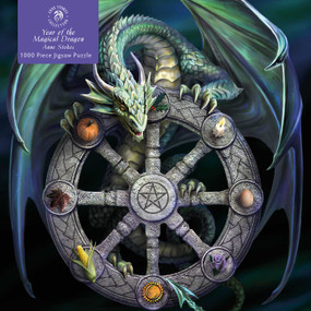 Adult Jigsaw Puzzle Anne Stokes: Wheel of the Year (1000-Piece Jigsaw Puzzles) by Flame Tree Studio, 9781839642883