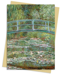 Claude Monet: Bridge over a Pond of Water Lilies Greeting Card Pack (Pack of 6) by Flame Tree Studio, 9781839643187