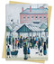 L.S. Lowry: Market Scene Greeting Card Pack (Pack of 6) by Flame Tree Studio, 9781839643439