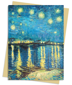 Vincent van Gogh: Starry Night over the Rhône Greeting Card Pack (Pack of 6) by Flame Tree Studio, 9781839643576