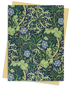 William Morris: Seaweed Wallpaper Greeting Card Pack (Pack of 6) - 9781839644900 by Flame Tree Studio, 9781839644900