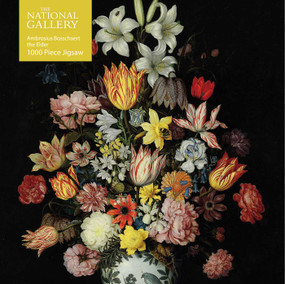 Adult Jigsaw Puzzle National Gallery: Bosschaert the Elder: A Still Life of Flowers (1000-piece Jigsaw Puzzles) by Flame Tree Studio, 9781787558908