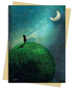 Catrin Welz-Stein: Chasing the Moon Greeting Card Pack (Pack of 6) by Flame Tree Studio, 9781839642623