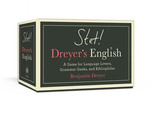 STET! Dreyer's English (A Game for Language Lovers, Grammar Geeks, and Bibliophiles) by Benjamin Dreyer, 9780593137857
