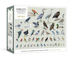 Sibley Backyard Birding Puzzle (1000-Piece Jigsaw Puzzle with Portraits of Favorite North American Birds : Jigsaw Puzzles for Adults) by David Allen Sibley, 9780593233528