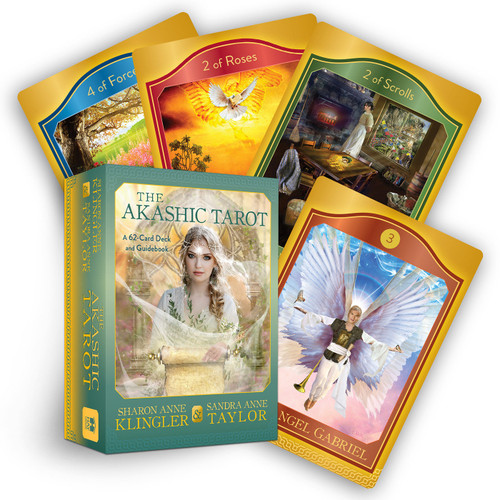 The Akashic Tarot (A 62-Card Deck and Guidebook) by Sharon Anne Klingler, Sandra Anne Taylor, 9781401950446