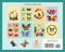 Flora Forager: Butterfly Notecards by Bridget Beth Collins, 9781632172167