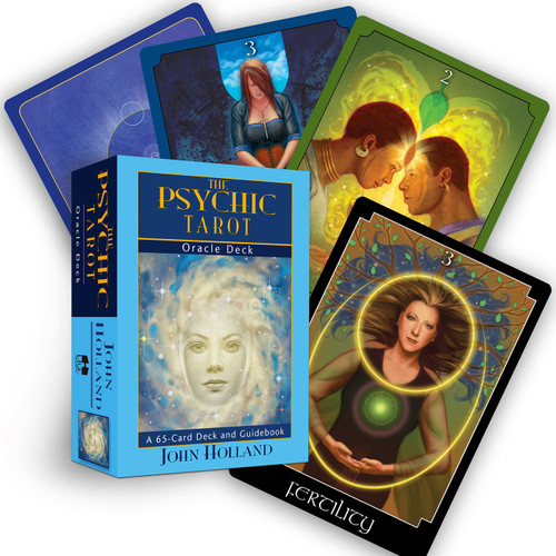 The Psychic Tarot Oracle Deck (A 65-Card Deck and Guidebook) by John Holland, 9781401918668