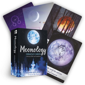Moonology Oracle Cards (A 44-Card Moon Astrology Oracle Deck and Guidebook) by Yasmin Boland, Nyx Rowan, 9781781809969