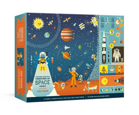 Professor Astro Cat's Frontiers of Space 500-Piece Puzzle (Cosmic Jigsaw Puzzle and Seek-and-Find Poster : Jigsaw Puzzles for Kids) by Dr. Dominic Walliman, Ben Newman, 9780525577027