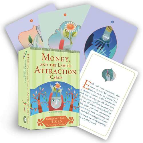 Money, and the Law of Attraction Cards (A 60-Card Deck, plus Dear Friends card) (Miniature Edition) by Esther Hicks, Jerry Hicks, 9781401923396
