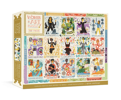 Women in Art Puzzle (Fearless Creatives Who Inspired the World 500-Piece Jigsaw Puzzle and Poster: Jigsaw Puzzles for Adults and Jigsaw Puzzles for Kids) by Rachel Ignotofsky, 9780593233016