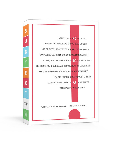 Subtext: 24 Literary Postcards by Obvious State Studio, 9780451499011