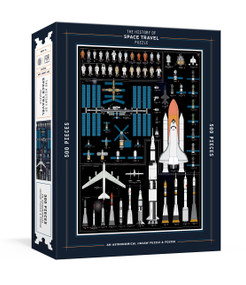 The History of Space Travel Puzzle (Astronomical 500-Piece Jigsaw Puzzle & Poster : Jigsaw Puzzles for Adults) by Pop Chart, 9781524763596